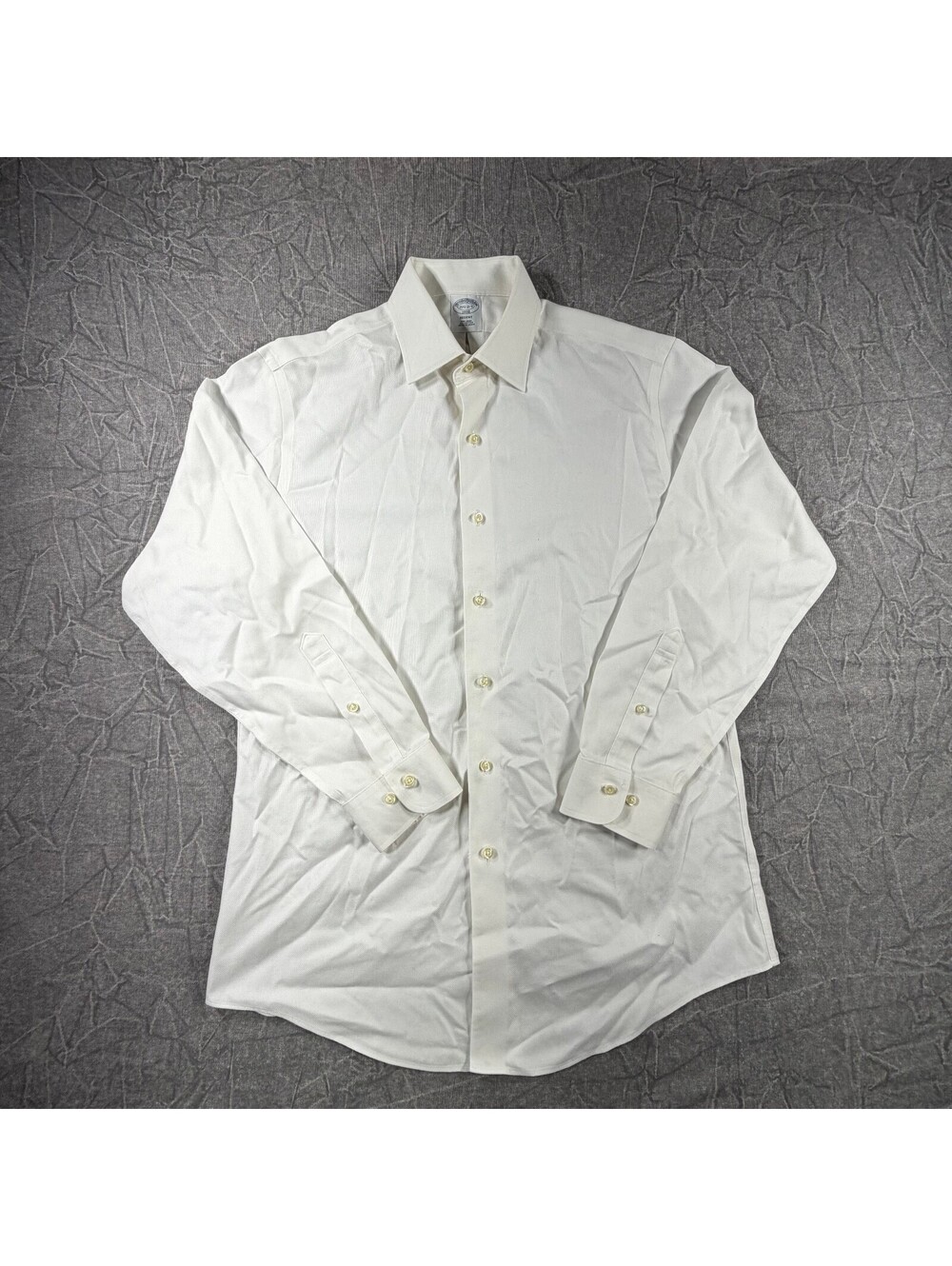 Brooks Brothers Regent Button Down Mens 15.5 White Shirt